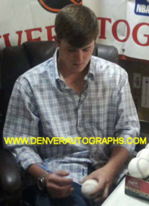 Drew Pomeranz Autographed/Signed Boston Red Sox OML Baseball 12782