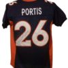 Clinton Portis Autographed/Signed Denver Broncos XL Blue Jersey JSA 12789