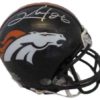 Clinton Portis Autographed/Signed Denver Broncos Riddell Mini Helmet JSA 12791