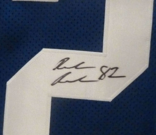 Rueben Randle Autographed/Signed New York Giants Blue XL Jersey BAS 12813