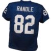 Rueben Randle Autographed/Signed New York Giants Blue XL Jersey BAS 12813