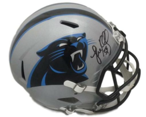 Luke Kuechly Autographed Carolina Panthers Speed Replica Helmet JSA 12851