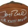 Jerry Rice Autographed San Francisco 49ers SB XXIII Football SB MVP JSA 12857