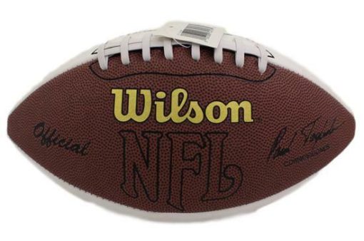 Jerry Rice Autographed/Signed San Francisco 49ers Wilson Logo Football JSA 12858