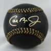 Cal Ripken Jr Autographed/Signed Baltimore Orioles OML Black Baseball JSA 12889