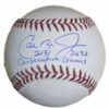 Cal Ripken Jr Signed Balt Orioles OML Baseball 2131 2632 Consecutive JSA 12895
