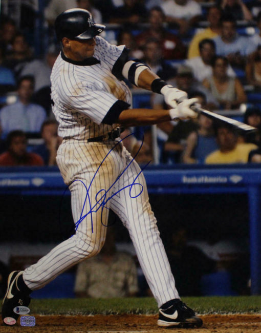 Alex Rodriguez Autographed/Signed New York Yankees 16x20 Photo BAS 21435