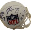 Peyton, Eli, Archie Manning Autographed/Signed NFL Mini Helmet Steiner 12991