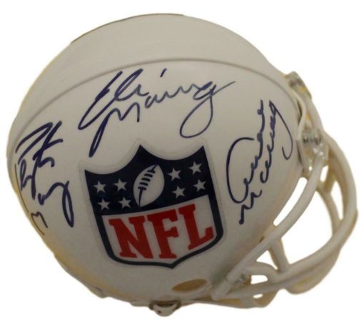 Peyton, Eli, Archie Manning Autographed/Signed NFL Mini Helmet Steiner 12991