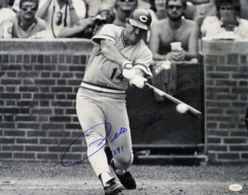 Pete Rose Autographed/Signed Cincinnati Reds 16x20 Photo 4191 JSA 12998 PF