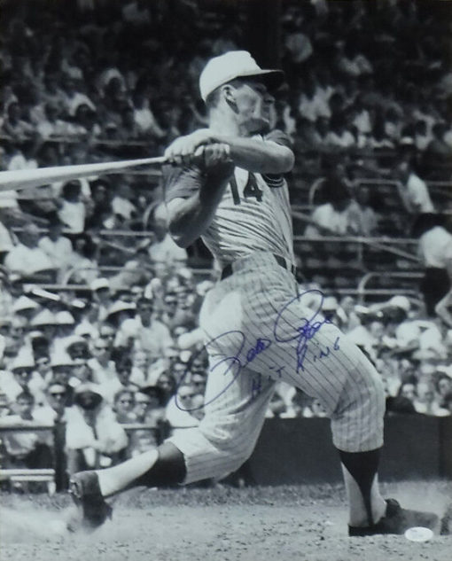 Pete Rose Autographed/Signed Cincinnati Reds 16x20 Photo Hit King JSA 12999