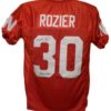 Mike Rozier Autographed/Signed Nebraska Cornhuskers XL Red Jersey Heisman 13018