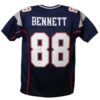 Martellus Bennett Autographed New England Patriots Blue XL Jersey JSA 13020