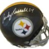 Andy Russell Autographed/Signed Pittsburgh Steelers Mini Helmet JSA 13024