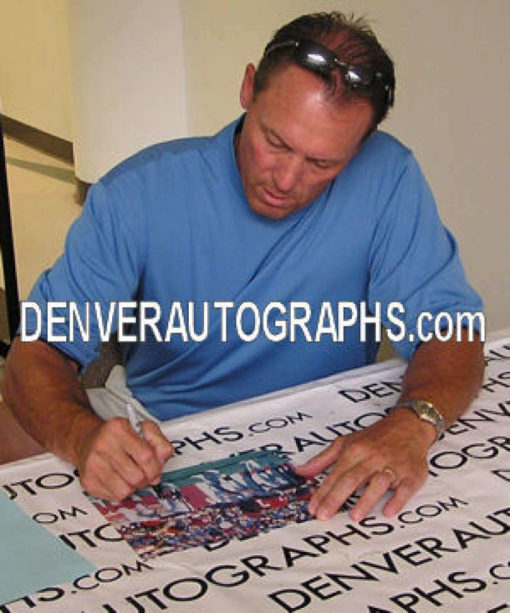 Jim Ryan Autographed/Signed Denver Broncos 8x10 Photo 13029