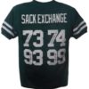 New York Jets Sack Exchange Autographed/Signed Green XL Jersey JSA 13063