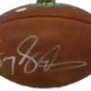 Barry Sanders Autographed Detroit Lions Official Leather Football JSA 13088