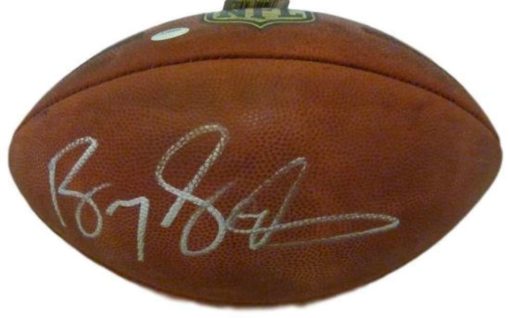 Barry Sanders Autographed Detroit Lions Official Leather Football JSA 13088