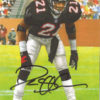 Deion Sanders Autographed Atlanta Falcons Goal Line Art Card Black 13103