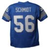 Joe Schmidt Autographed/Signed Detroit Lions Blue XL Jersey 13111