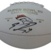 Emmanuel Sanders Autographed Denver Broncos Super Bowl 50 Football JSA 13125