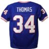 Thurman Thomas Autographed/Signed Buffalo Bills Blue XL Jersey HOF BAS 13131