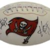 Warren Sapp Signed Tampa Bay Buccaneers White Logo Football HOF JSA 13141