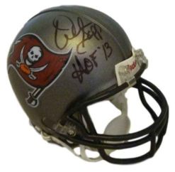 Warren Sapp Autographed Tampa Bay Buccaneers Mini Helmet HOF JSA 13149