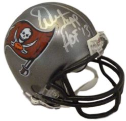 Warren Sapp Autographed Tampa Bay Bucaneers Mini Helmet HOF JSA 13150