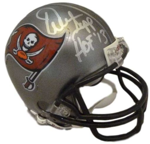 Warren Sapp Autographed Tampa Bay Bucaneers Mini Helmet HOF JSA 13150