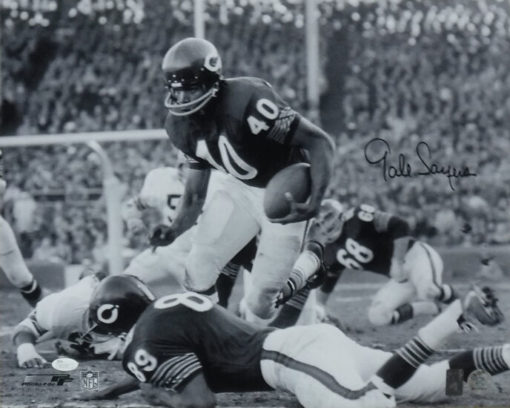 Gale Sayers Autographed/Signed Chicago Bears 16x20 Photo JSA 13157
