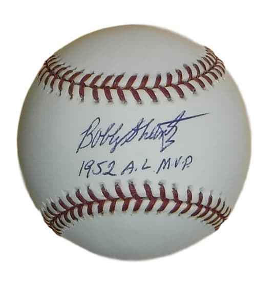 Bobby Shantz Autographed/Signed New York Yankees OML Baseball AL MVP 13192