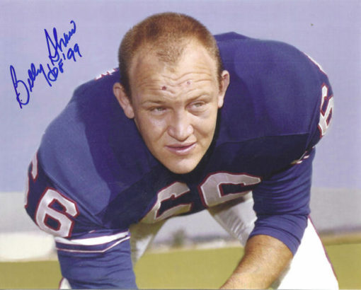 Billy Shaw Autographed/Signed Buffalo Bills 8x10 Photo HOF 13198