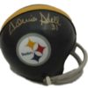 Donnie Shell Autographed/Signed Pittsburgh Steelers 2Bar Mini Helmet 13208