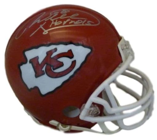 Will Shields Autographed/Signed Kansas City Chiefs Mini Helmet HOF JSA 13216