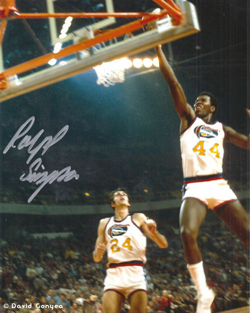 Ralph Simpson Autographed/Signed Denver Nuggets ABA 8x10 Photo 13231