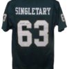 Mike Singletary Autographed Baylor Bears Green XL Jersey CHOF 95 JSA 13240