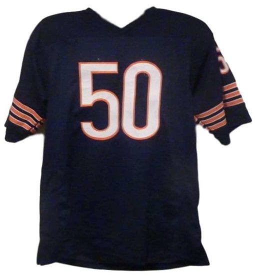 Mike Singletary Autographed Chicago Bears Blue XL Jersey HOF 98 JSA 13241