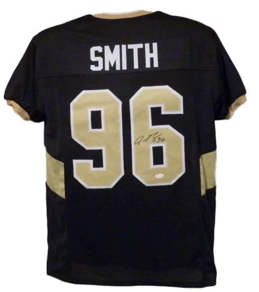 Justin Smith Autographed/Signed Missouri Tigers Black XL Jersey JSA 13293