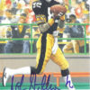 John Stallworth Signed Pittsburgh Steelers Goal Line Art Card Blue HOF 13347