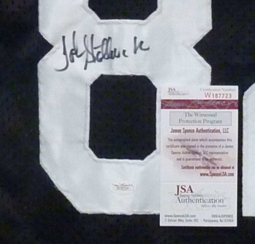 John Stallworth Autographed Pittsburgh Steelers Black XL Jersey JSA 13348