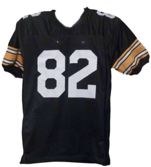 John Stallworth Autographed Pittsburgh Steelers Black XL Jersey JSA 13348