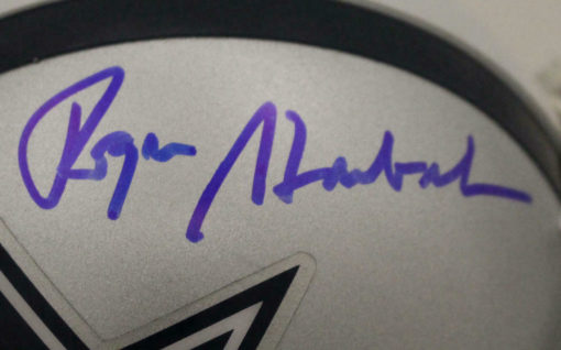 Roger Staubach Autographed/Signed Dallas Cowboys Mini Helmet JSA 13363