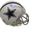 Roger Staubach Autographed/Signed Dallas Cowboys Mini Helmet JSA 13363