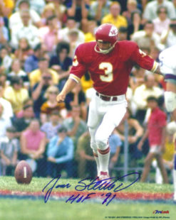 Jan Stenerud Autographed/Signed Kansas City Chiefs 8x10 Photo HOF 13372