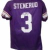 Jan Stenerud Autographed/Signed Minnesota Vikings Purple XL Jersey HOF 13376