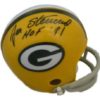Jan Stenerud Autographed Green Bay Packers Riddell Mini Helmet HOF 13377