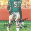 Dwight Stephenson Autographed Miami Dolphins Goal Line Art Black HOF 13378