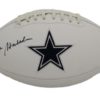 Roger Staubach Autographed/Signed Dallas Cowboys Logo Football JSA 13384