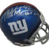 Michael Strahan Autographed New York Giants Mini Helmet HOF JSA 13393